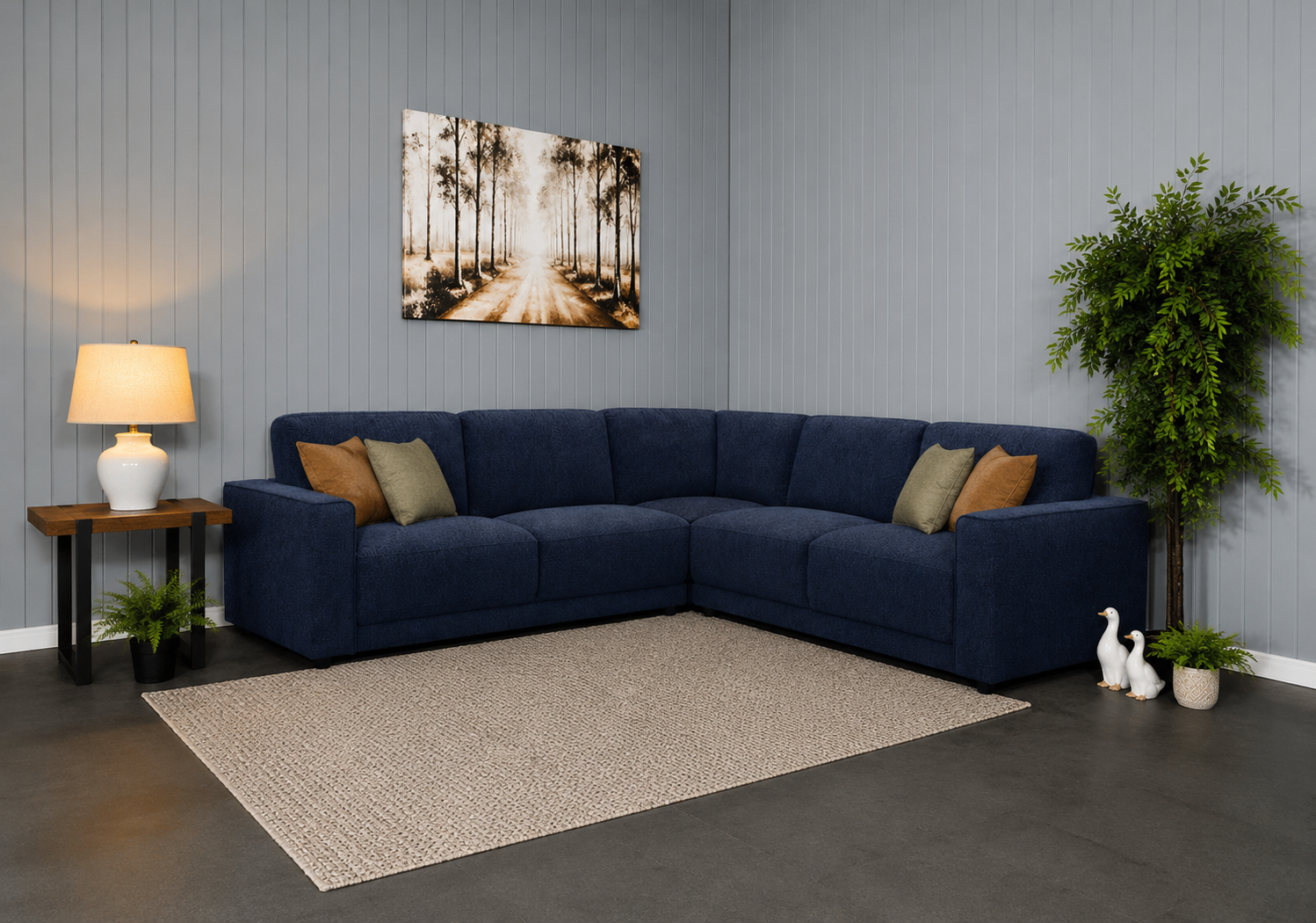 Rosie Corner Suite Navy